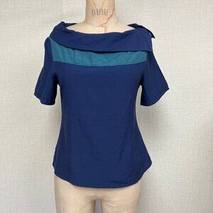 NWT Deadstock 2000s Tulle Brand Retro Button Back Top Size Medium